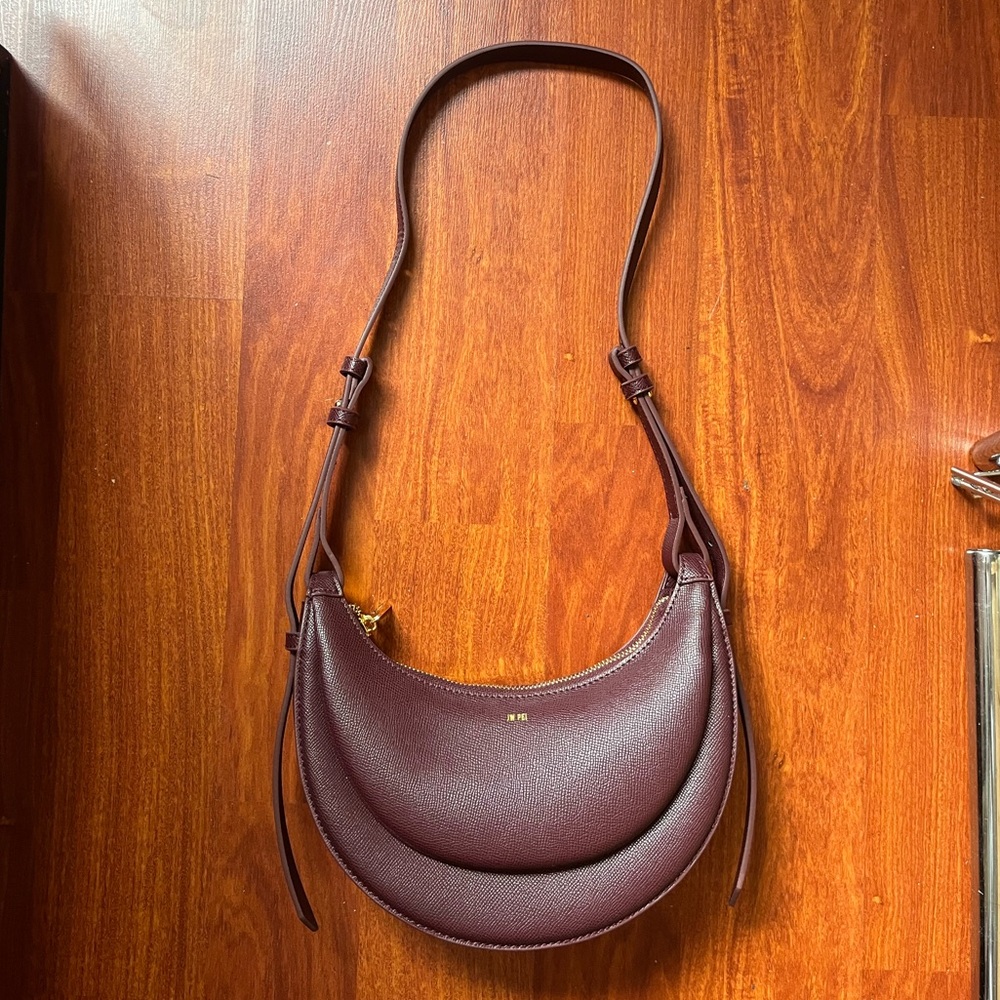 JW PEI Burgundy Vegan Leather Sharon Crossbody Bag - Picture 5 of 11